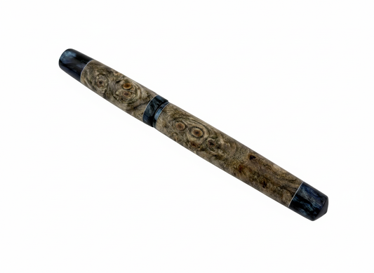 Apollo Burl Fountain Pen #5 Nib